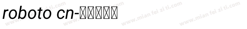roboto cn字体转换